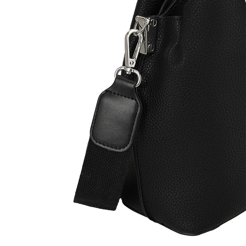 Solid Structured Casual Sling Bag