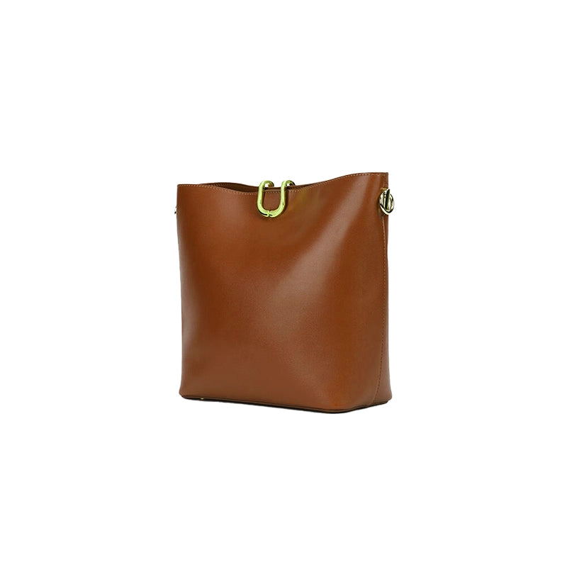 Classic Leather Shoulder Bag