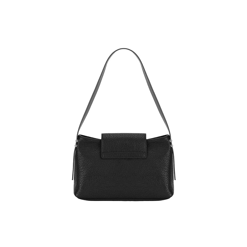 Textured Structured Shoulder Bag