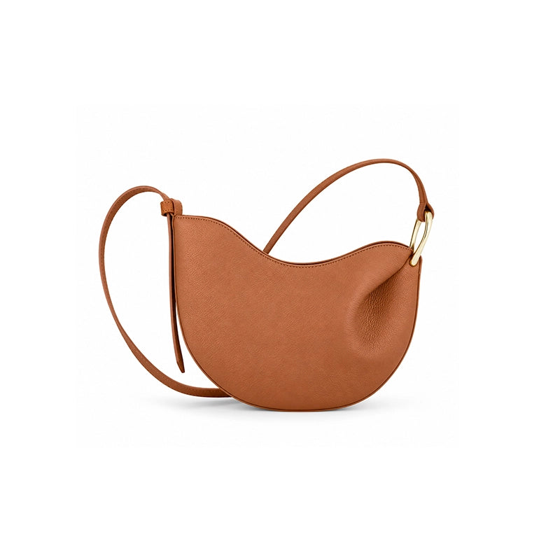 Sleek Curved Crossbody Bag