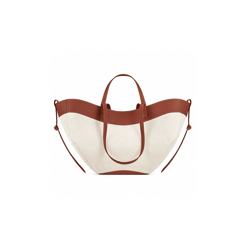 Structured Canvas Tote Bag