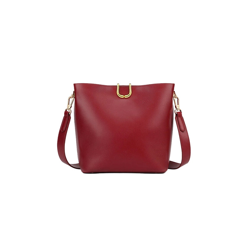Classic Leather Shoulder Bag