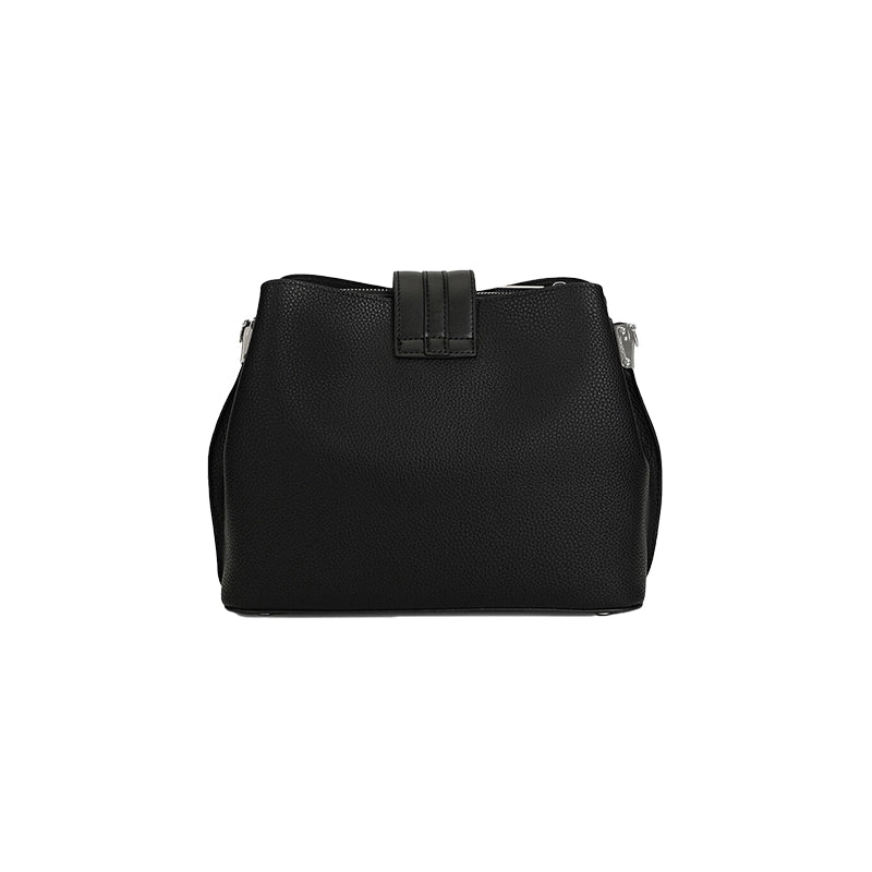 Solid Structured Casual Sling Bag
