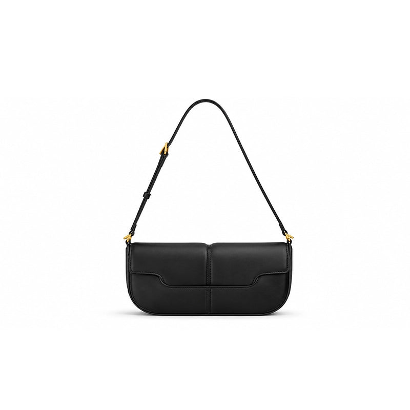 Structured Flap Shoulder Bag