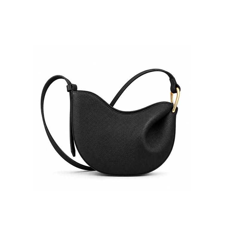 Sleek Curved Crossbody Bag