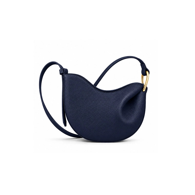 Sleek Curved Crossbody Bag