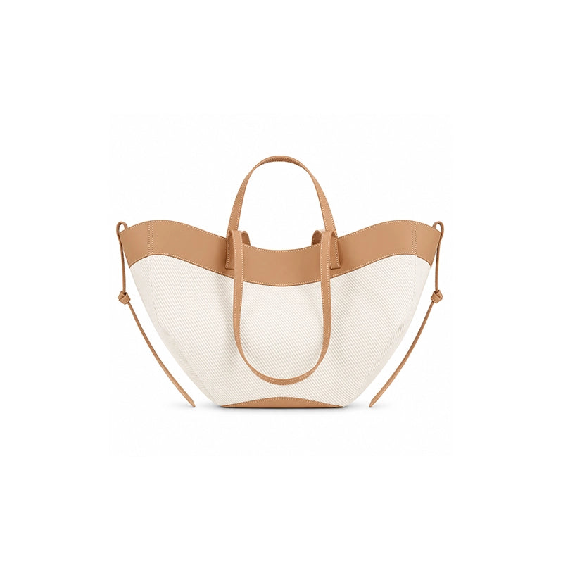 Structured Canvas Tote Bag