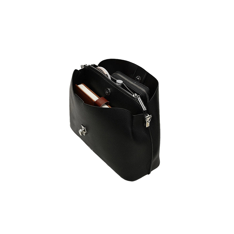 Solid Structured Casual Sling Bag