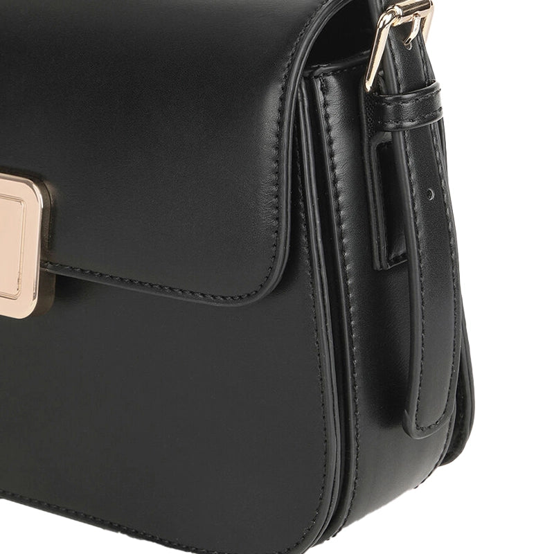 Structured Leather Sling Bag