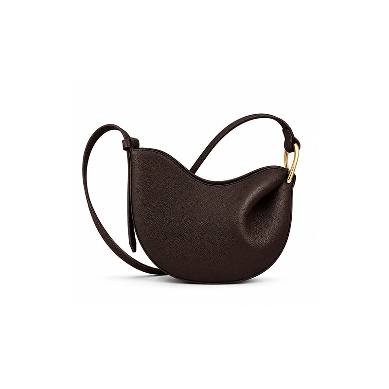 Sleek Curved Crossbody Bag