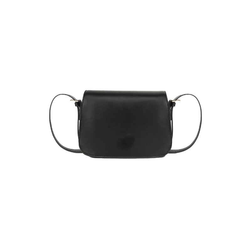 Structured Leather Sling Bag