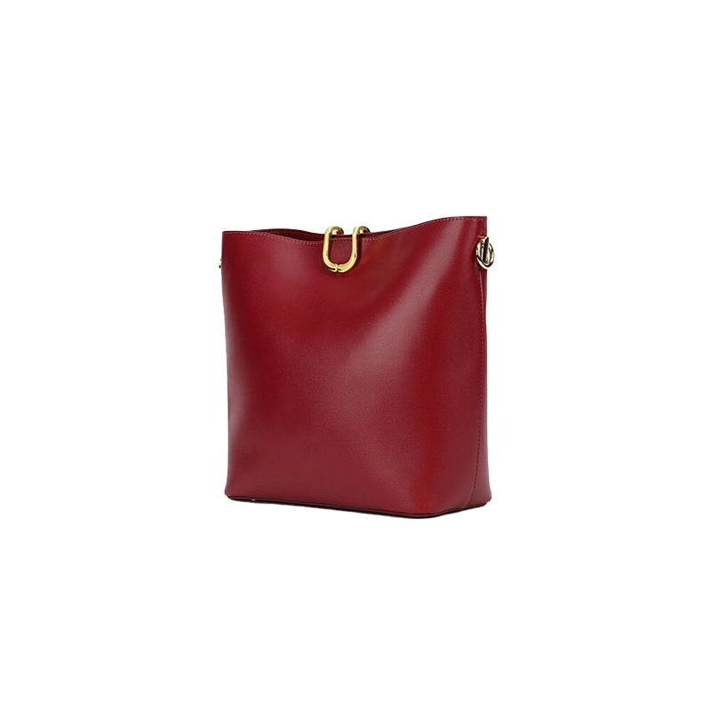 Classic Leather Shoulder Bag
