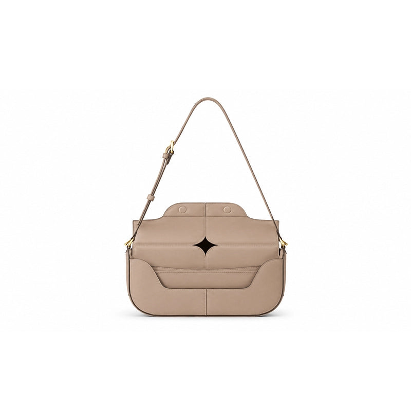Structured Flap Shoulder Bag