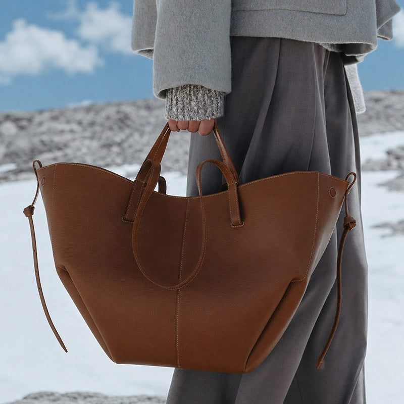 Oversized Structured Tote Bag