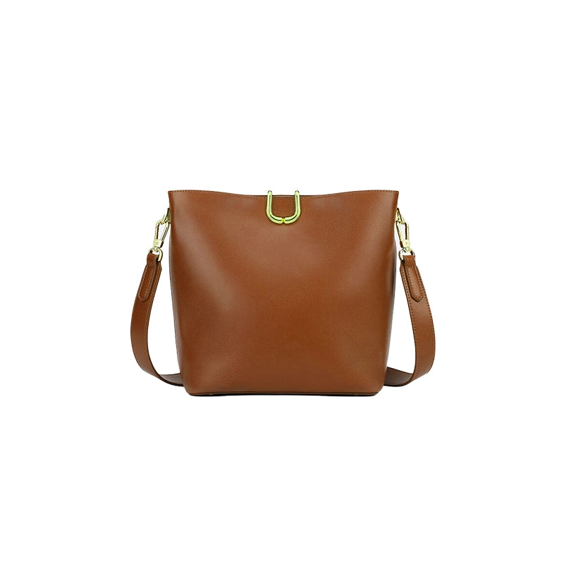 Classic Leather Shoulder Bag