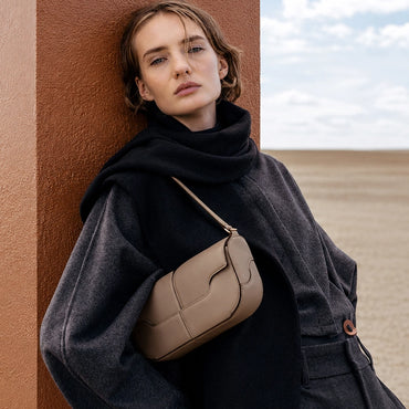 Structured Flap Shoulder Bag