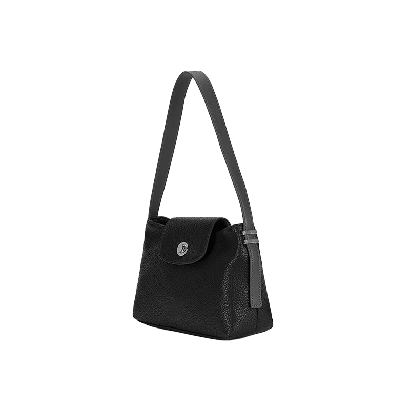 Textured Structured Shoulder Bag